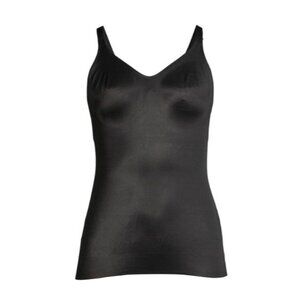 NWT Cupid Women’s 40D Firm Control Shaping Camisole Black Wonderful U Shapewear